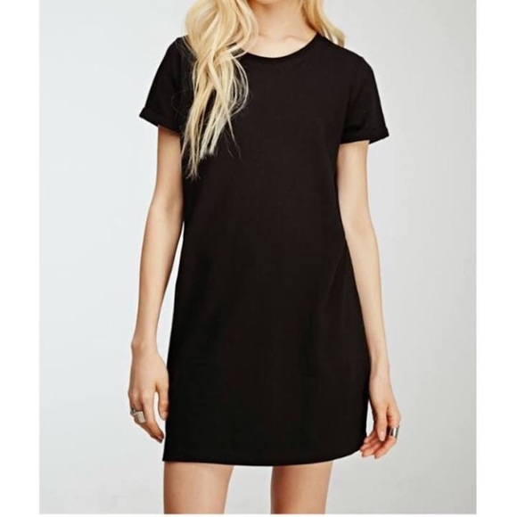 Forever 21 Dresses & Skirts - Forever 21 Black T shirt dress